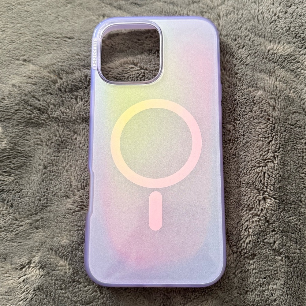 Pastel popsocket brand iPhone 16 pro max case